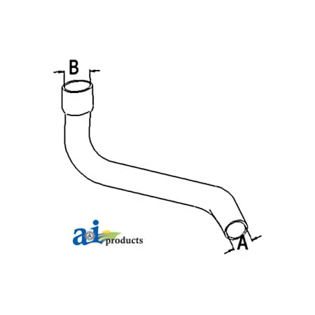 A & I Products Radiator Hose, Lower 13" x2" x4" A-330033898